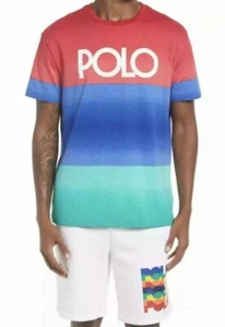 🔥New Sz XXL Polo Ralph Lauren Multi Classic Fit Ombre Spectre Striped Shirt - Picture 1 of 5