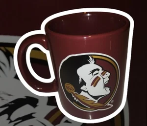 Florida State University Seminoles Coffee Mug FSU Maroon Cup 10 oz Vguc - Picture 1 of 6