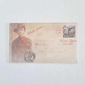 2015 Wartime Letters 1914-1918 Home Postcards Anzac Cover FDC 2971/3500 - Picture 1 of 4