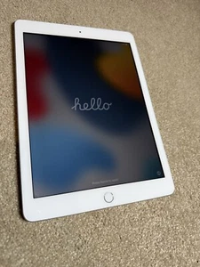 Apple ipad 6th generation 32gb Silver, Black Hard Case With Strap handle bundle - Picture 1 of 13