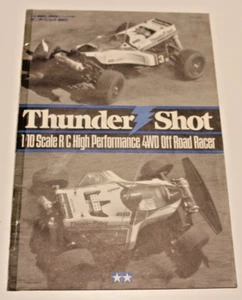 TAMIYA 58067 THUNDER SHOT 4WD INSTRUCTIONS MANUAL ORIGINAL ISSUE 1987 JAPAN - Picture 1 of 4