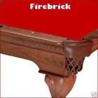 9' Firebrick Proline Classic Teflon Billiard Pool Table Cloth Felt - Ships Fast!