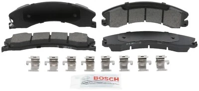 Pastillas de freno de cerámica azul con herrajes delanteras para Nissan TITAN XD 2016-2023 Bosch Foto 1 de 4