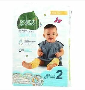 Seventh Generation Diapers Stage 2 12-18 36 Count (Case of 4)
