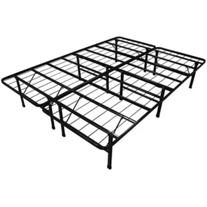 King-size Steel Folding Metal Platform Bed Frame - Picture 1 of 1