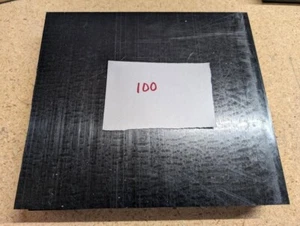 Black Plastic Delrin/Acetal sheet/block lot, 1 piece CNC Mill CNC Router(#100) - Picture 1 of 1