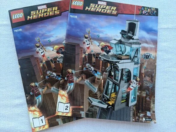 LEGO Marvel Super Heroes 76038 Avengers Thor Loki manual Instruction Books - Image 1 of 1