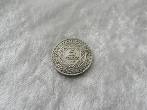 Monnaie argent / MAROC 5 Francs 1352 / 1934 / Silver coin - Picture 1 of 2