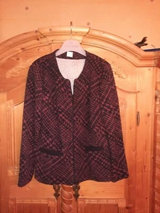 Hahnentritt Blazerjacke von Dujolie Gr. 42, schwarz-rot - Bild 1 von 1