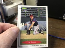 1991 Classic Best # 389 - Tim Costo - Canton-Akron Indians - 1B									