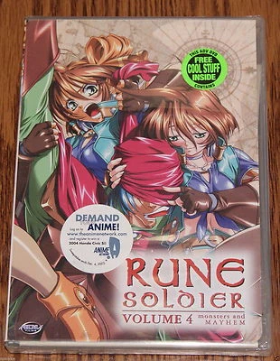 Rune Soldier: Monsters and Mayhem Vol. 4 (DVD, 2003) Episodes 13 - 16 BRAND NEW - Image 1 of 4