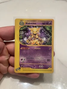 Pokemon TCG - Alakazam - Expedition 33/165 - E Series - Rare - Non Holo - Picture 1 of 2