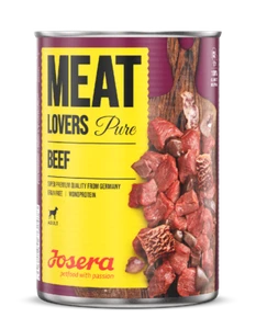 JOSERA Meat Lovers Pure Beef 6x400g | Nassfutter mit hohem Fleischanteil (Rind) - Bild 1 von 2