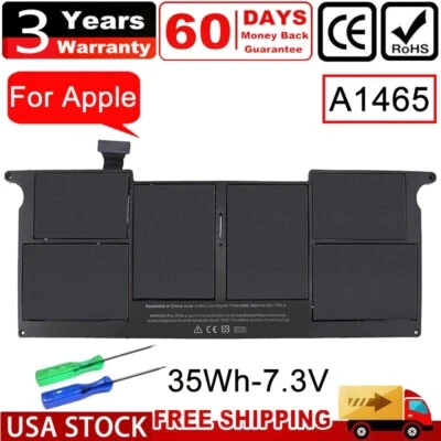 Batería A1406 A1495 para Apple MacBook Air 11" pulgadas A1370 mediados de 2011 A1465 mediados de 2013 Foto 1 de 4