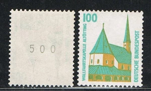 BRD 1406 u.R. Sehenswürdigkeiten, 10Pf, 1er RA, 500er Rolle, 1. Aufl., waager.Nr - Bild 1 von 1