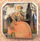 Charming Small Vintage Compact possibly made by Strommen of Noway