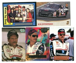 Lote de 5 tarjetas coleccionables Dale Earnhardt Sr. HOF NASCAR RACING CAR (LOTE 47) - Imagen 1 de 1
