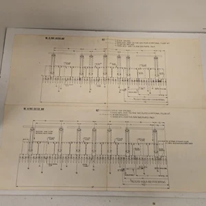 Vintage Massey Ferguson 13 Fuß - 16 Fuß Mähbalken Schaltpläne - Bild 1 von 8