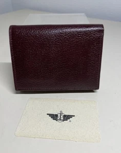 Cartera Dockers Triple Plegable Cereza - Cuero Marrón 4”/3” NUEVA Sin Caja - Imagen 1 de 8