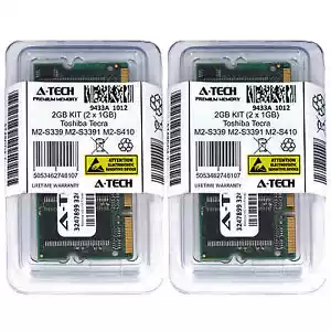 2GB KIT 2 x 1GB Toshiba Tecra M2-S339 M2-S3391 M2-S410 M2-S430 Ram Memory - Picture 1 of 1