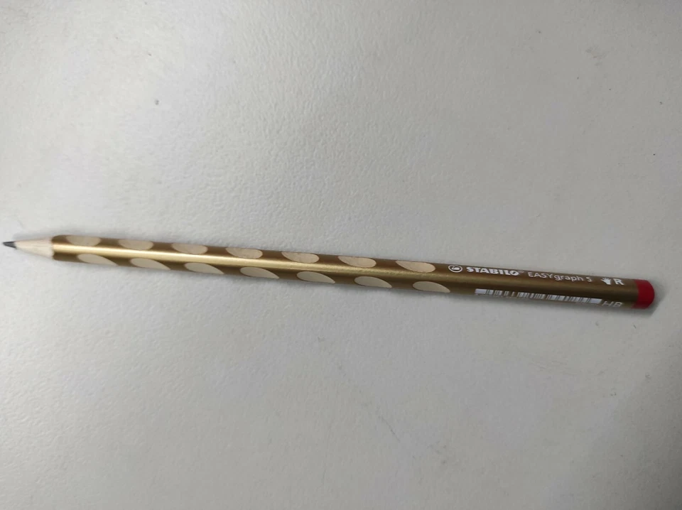 Stabilo Easygraph S  R Rechtshänder Bleistift Stärke HB Farbe gold - Bild 1 von 1