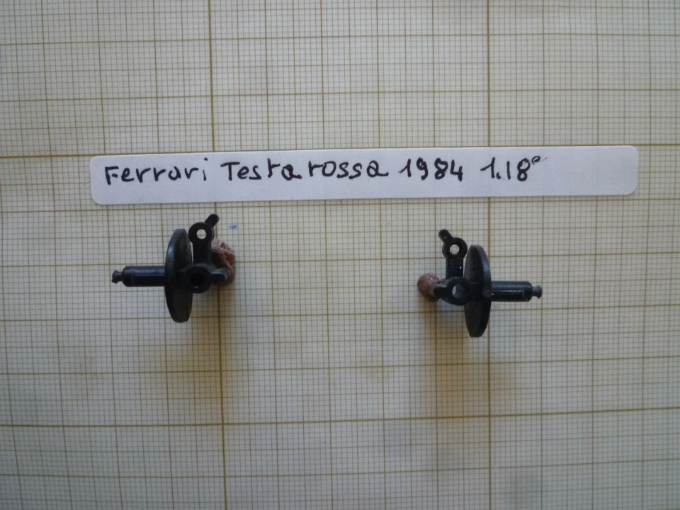 BBURAGO PIECES DETACHEES FERRARI TESTAROSSA  2 rotules roues   D et G  LOG BA2 - Photo 1/1