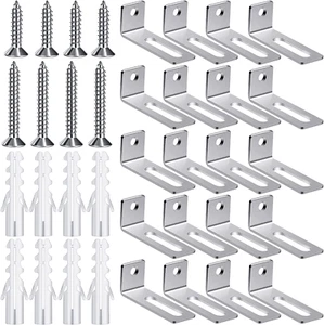 20er Set Whiteboard Halterungen Whiteboard Montage Beschlag Set Montage Wand Ha - Bild 1 von 7