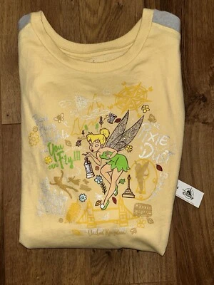 Disney Parks Epcot United Kingdom Tinker Bell Sweatshirt Women’s Size XXL NEW - Image 1 of 4