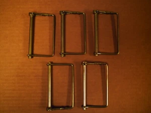 Juego de 5 pasadores de bloqueo de alambre cuadrados de 3/8 pulgadas X 2-1/2 pulgadas - Imagen 1 de 1