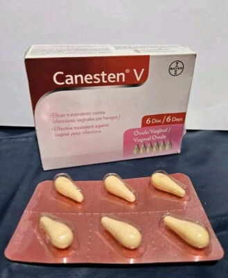 CANESTEN - V -  [6  OVULOS VAGINALES]  NUEVA PRESENTACIÓN - ENVÍO GRATIS - - Image 1 of 4