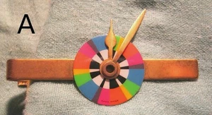 Clip per cravatta, morsetto a coccodrillo dorato, pezzo unico, vari design - Foto 1 di 11