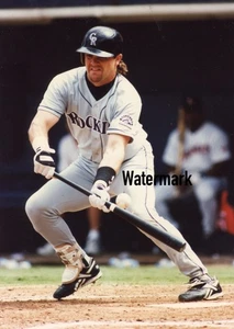 Larry Walker Rockies HOFer 5x7 Foto "TYPE 1" ORIGINAL FOTOGRAFIE KODAK PAPIER - Bild 1 von 2