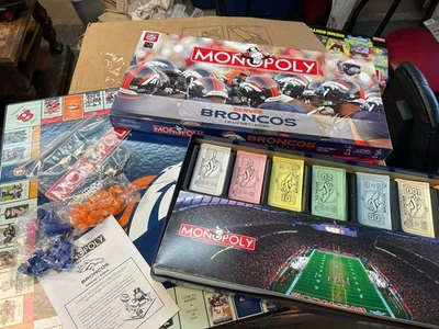 Juego de Mesa Monopoly Vintage Raro 2006 Denver Broncos Edición Coleccionista Completo Foto 1 de 4
