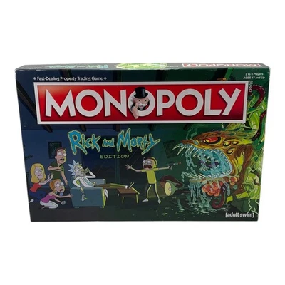 Monopoly: Rick and Morty Edition Board Game (Used- Great Condition) English - Image 1 of 4