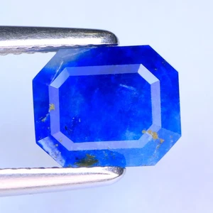 2.76Ct Rare Very good Octagan 9.5 x 7.4 MM 100% Natural Blue Green Germany HAUYN - Picture 1 of 5