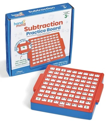 Hand2mind Subtraction Practice Board, Math Facts Games, Number Games, Math Toys - Image 1 of 3