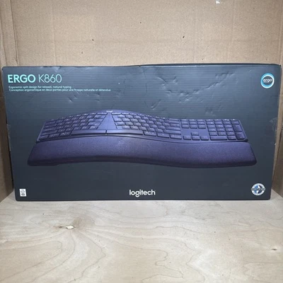 Brand New Logitech ERGO K860 Wireless Keyboard - Black - Image 1 of 4