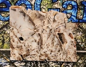 1.49LB Natural Sphalerite Druzy Slice Crystal Slab - Picture 1 of 6