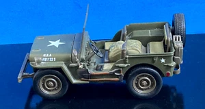 New Ray Jeep Willys U.S.A. Army Green 1:32 Diecast Model Car-NO BOX-FREE SHIP - Picture 1 of 5