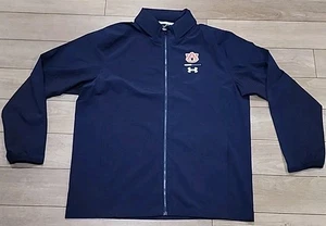 Neu ohne Etikett Under Armour Auburn Tigers Team ausgestellt Trainer durchgehender Reißverschluss Jacke Kapuze XL  - Bild 1 von 11
