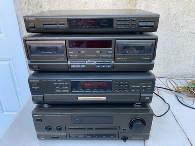 Technics SU-G75 Stereo Receiver SL-PD9 CD Changer RS-TR170 Cassette Tape ST-K55 - Image 1 of 4