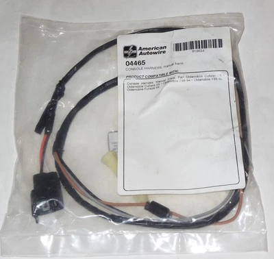 1964 1965 Cutlass F85 442 CONSOLE HARNESS, manual trans Wiring 64 65 330 400 - Image 1 of 2