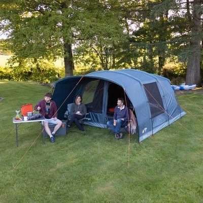 VANGO SIERRA 500 TENT 5 MAN POLED FAMILY TUNNEL TENT 2 BEDROOM BLUE 2025 - Image 1 of 4
