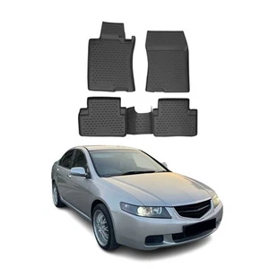OMAC Floor Mats Liner for Honda Accord Sedan 2003-2007 Black TPE All-Weather 4x - Picture 1 of 12