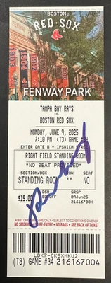 Roman Anthony Autographed MLB Debut Ticket Boston Red Sox 6-9-2025 - Image 1 of 3