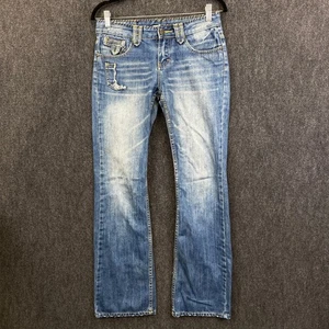 Taverniti So Jeans Courtney Womens Size 28 Boot Cut Blue Denim Low Rise Y2k - Picture 1 of 19