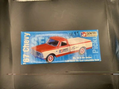 1967 Chevy Pickup Sentry Hardware 1:25 Scale Diecast Bank Crown Premiums - Image 1 of 4
