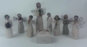 Willow Tree Angel Lot of 9 Figurines & Box Assorted Themes - Picture 1 of 23