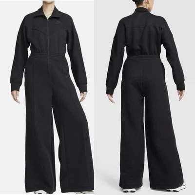 Mono polar Nike Tech talla XS negro para mujer ropa deportiva cortavientos $185 Foto 1 de 4