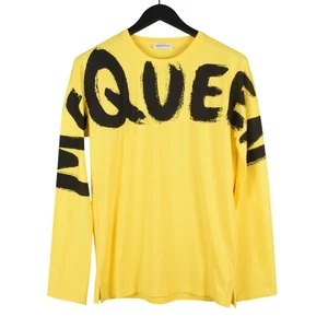 T-shirt manica lunga uomo Alexander McQueen originale taglia S B214 - Foto 1 di 4